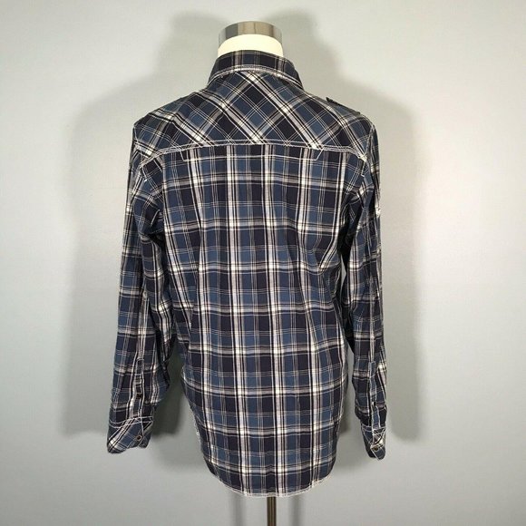 Buckle Black Label Men's Shirt L Large Slim Fit - Picture 5 of 10